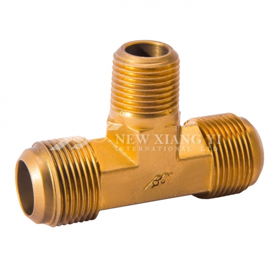 bspt jic 45 degree flare tee fitting